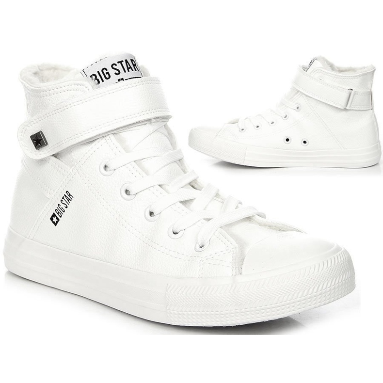 Isolierte High-Top-Sneaker weiß Big Star V274541F