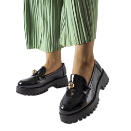 Schwarz lackierte Schuhe von Stella