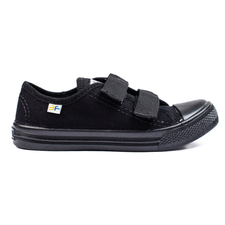 SHELOVET Schwarze Kinder-Sneaker mit 3F-Klettverschluss
