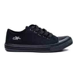 SHELOVET Schwarze 3F-Kindersneaker