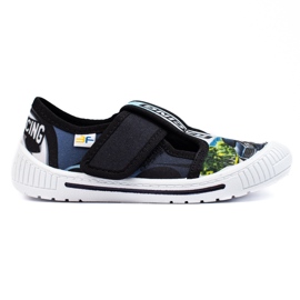 SHELOVET Kinderhausschuhe mit 3F-Auto schwarz