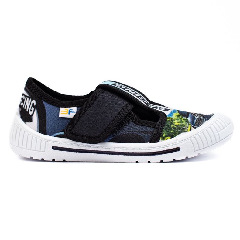 SHELOVET Kinderhausschuhe mit 3F-Auto schwarz