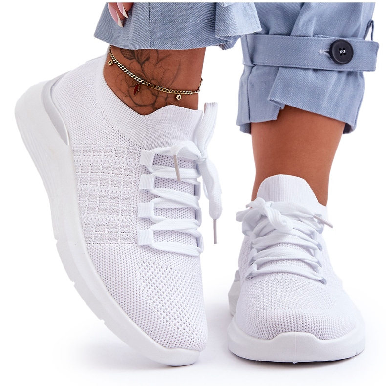 PG1 Klassische Damen-Sportschuhe in Weiß-Nickel