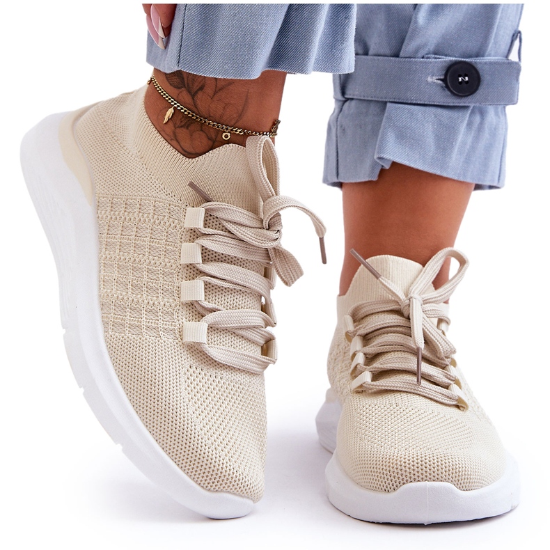 PG1 Klassische Damen-Sportschuhe Hellbeige Nickilla