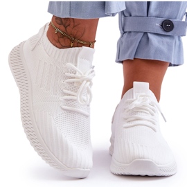 PG1 Damen-Slip-On-Textil-Sneaker Weiß Zauna