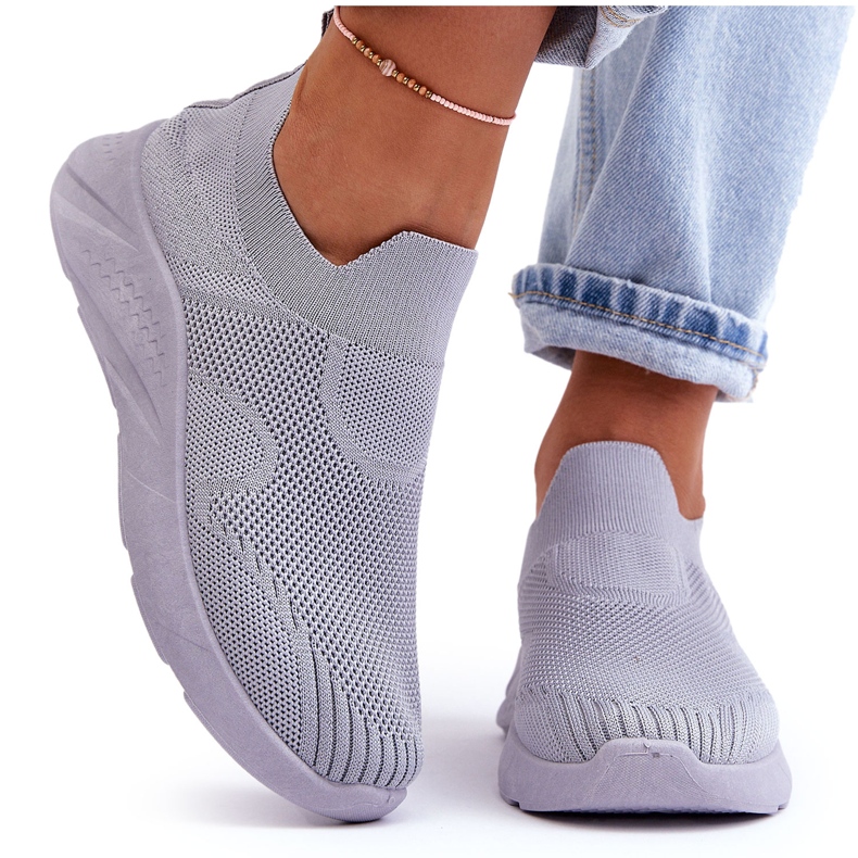 PG1 Slip-On-Sportschuhe für Damen, Grau, Claris