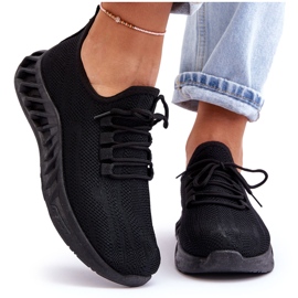 PG1 Damen-Slip-on-Sneaker aus Textil Schwarz Venett