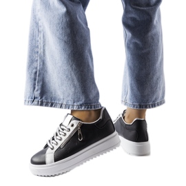 Inna Schwarze Turnschuhe auf der Romola-Plattform