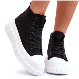 PS1 Damen-High-Top-Sneakers in Schwarz von Avis