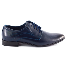 Olivier Herrenlederschuhe 256 Marineblau