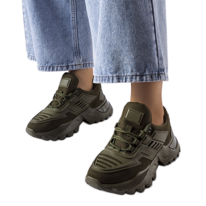 Inna Damen-SPORTSCHUHE AL003 Grün