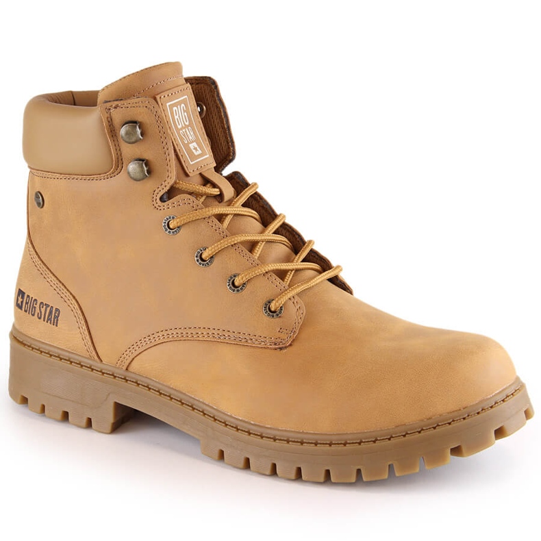 Hohe Herrenstiefel Kamel Big Star KK174207 braun