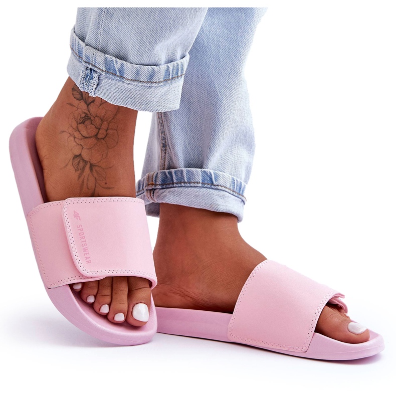 Damen 4F 4FSS23FFLIF070-56S Rosa Hausschuhe