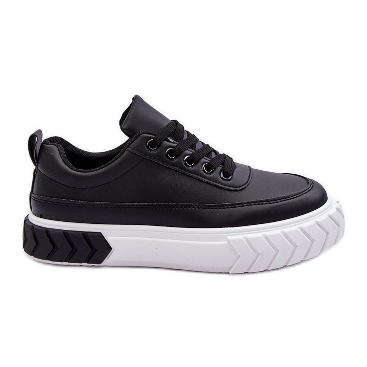 PG1 Klassische Plateau-Sneaker in Schwarz und Weiß von Nannzie