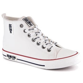 Hochisolierte Sneakers Big Star M INT1894A weiß