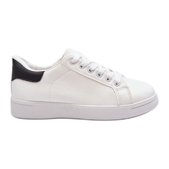 Klassische Sportschuhe für Damen in Weiß und Schwarz Corrine