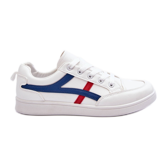 PG1 Niedrige Sportschuhe für Damen mit Streifen Weiß Alemessa