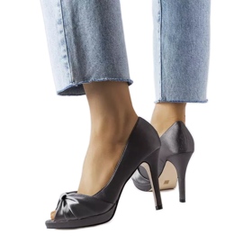 Graue Peeptoes von Paré