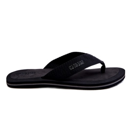 Herren Foam Flip Flops Big Star LL174618 Schwarz