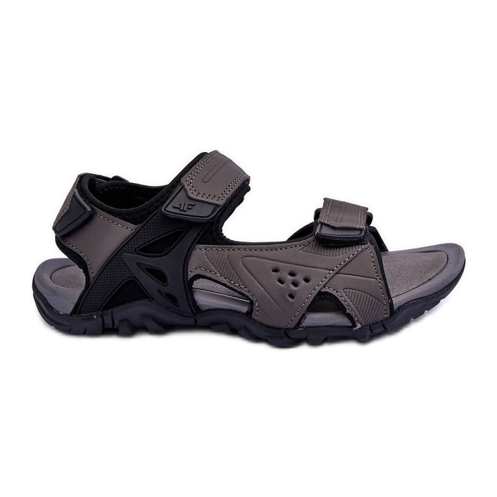 Herren-Sportsandalen 4F 4FSS23FSANM018-22S Dunkelgrau