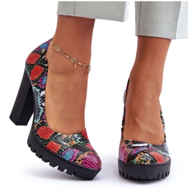 Lederpumps mit Absatz Maciejka 02629-56 Mehrfarbig