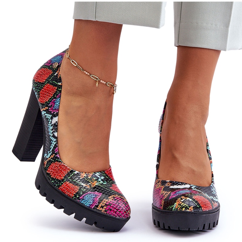 Lederpumps mit Absatz Maciejka 02629-56 Mehrfarbig