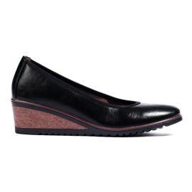 Schwarze, elegante Keilpumps von Potocki