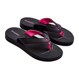 Damen-Flip-Flops 4F 4FSS23FFLIF061-21S Schwarz-Rosa