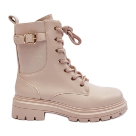 FD1 Arbeitsstiefel für Damen Beige Chrezy