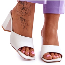 Klassische Damenhausschuhe Weiß Loara