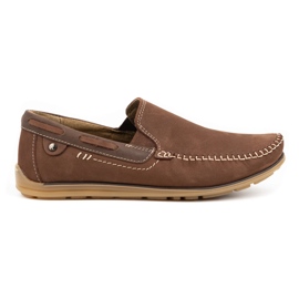 KOMODO Herren-Leder-Loafer 920K braun