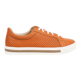 WASAK Damenschuhe Ledersneaker 0675W orange