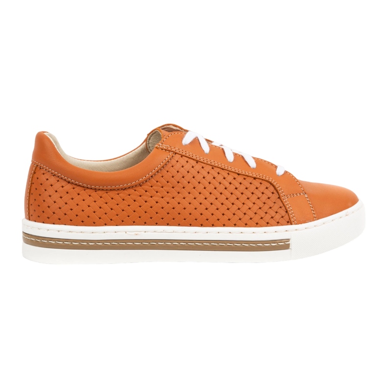 WASAK Damenschuhe Ledersneaker 0675W orange