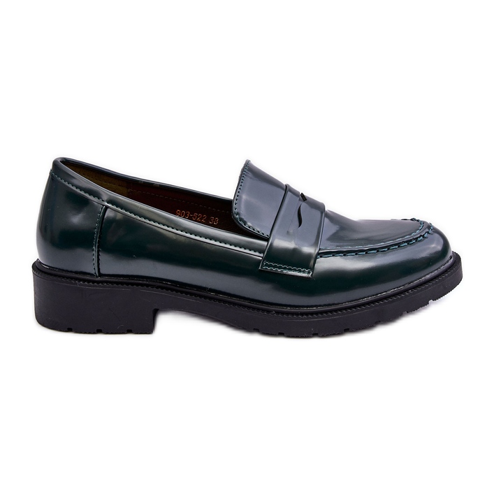 FG2 Klassische Damen-Loafer in Grün von Faradays