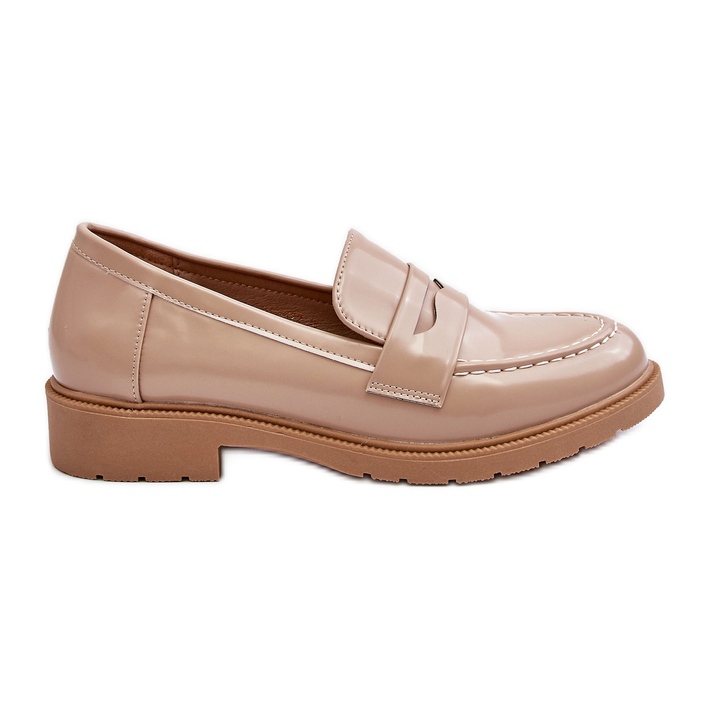 FG2 Klassische Damen-Loafer Beige Faradays