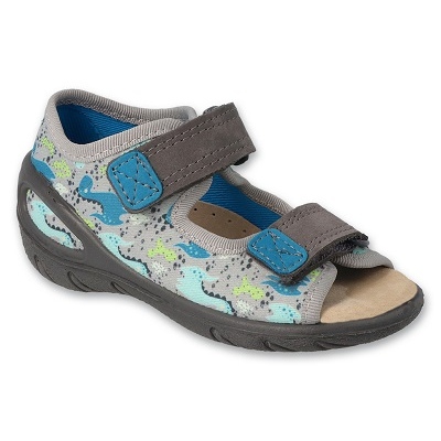 Befado Kinderschuhe PU 063X007 grau