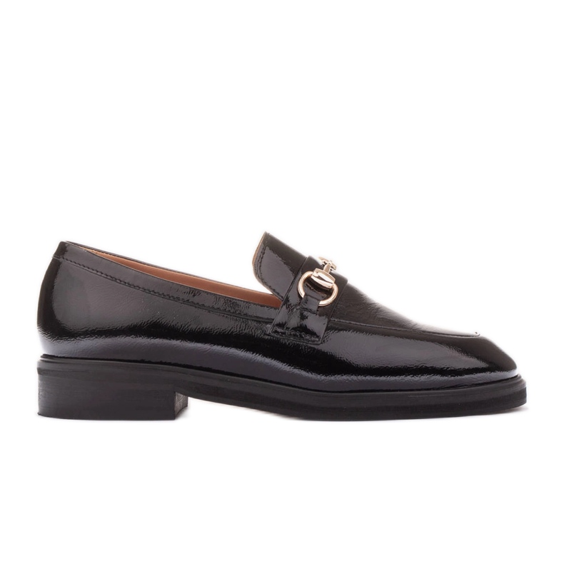 Marco Shoes Polierte Slipper schwarz