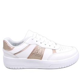 Damen-Sneaker Kline Weiß/Gold