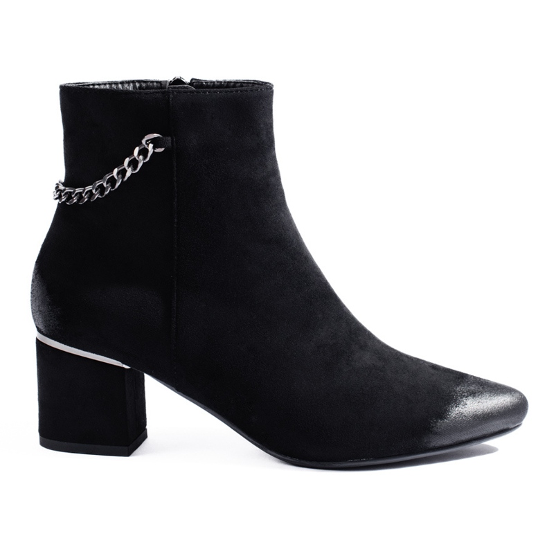 Schwarze Wildlederstiefel für Damen von Vinceza