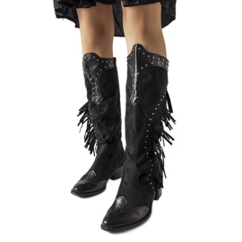Schwarze Cowboystiefel von Tabita