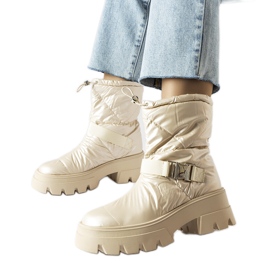 Ambretta-Beige-Schneestiefel