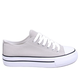 Klassische Damen-Sneaker von Fargis Grey grau