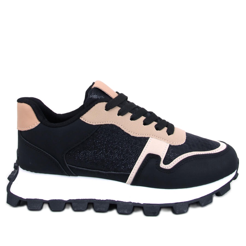 Sneakers mit hohen Sohlen von Bois Black schwarz