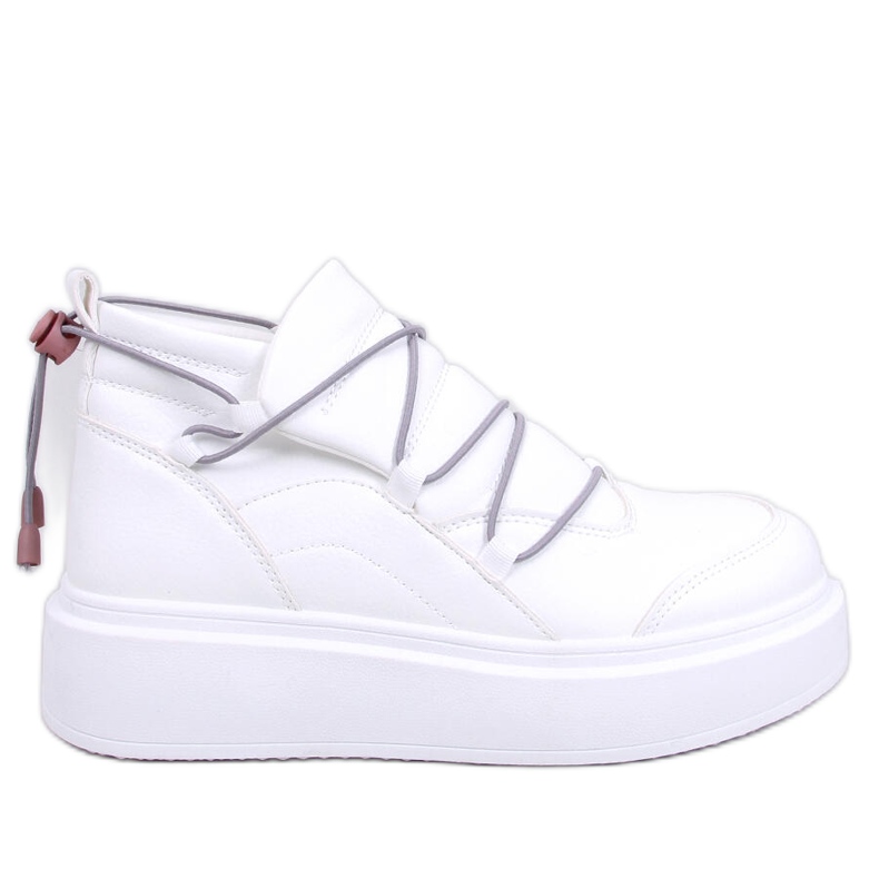 Überzogene Sneakers von Cooper White weiß