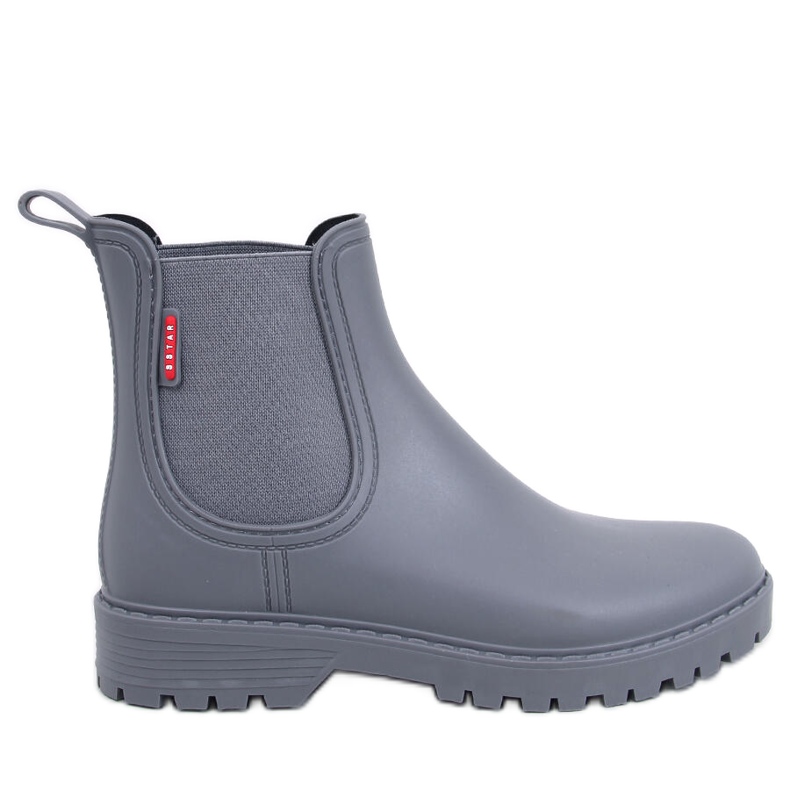 Braungraue Chelsea-Stiefel