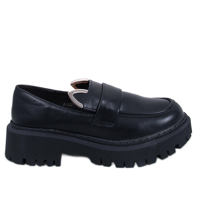 Plateau-Mokassins mit Ohren von Bunnies Black schwarz