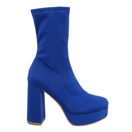 Baldacci Blaue Plateaustiefel