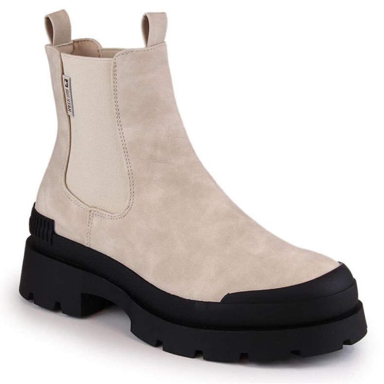 Big Star Plateau-Chelsea-Stiefel W INT1922B beige