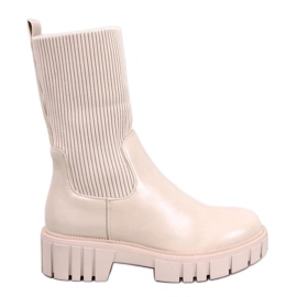 Stiefelsockenoberteil Farrell Beige