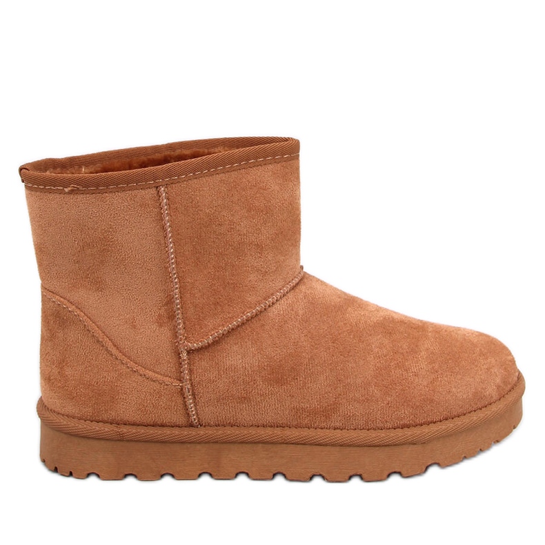 Ensle Camel kurze Schneestiefel braun